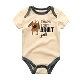Funny Baby Quote Outfit I Canât Adult Yet Baby Clothes Personalized Unisex Infant Bodysuit VĂȘtements bĂ©bĂ©